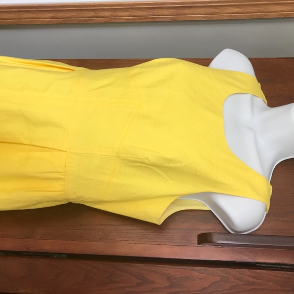 J. Crew yellow cotton summer dress, Sz 6 - Picture 5 of 8